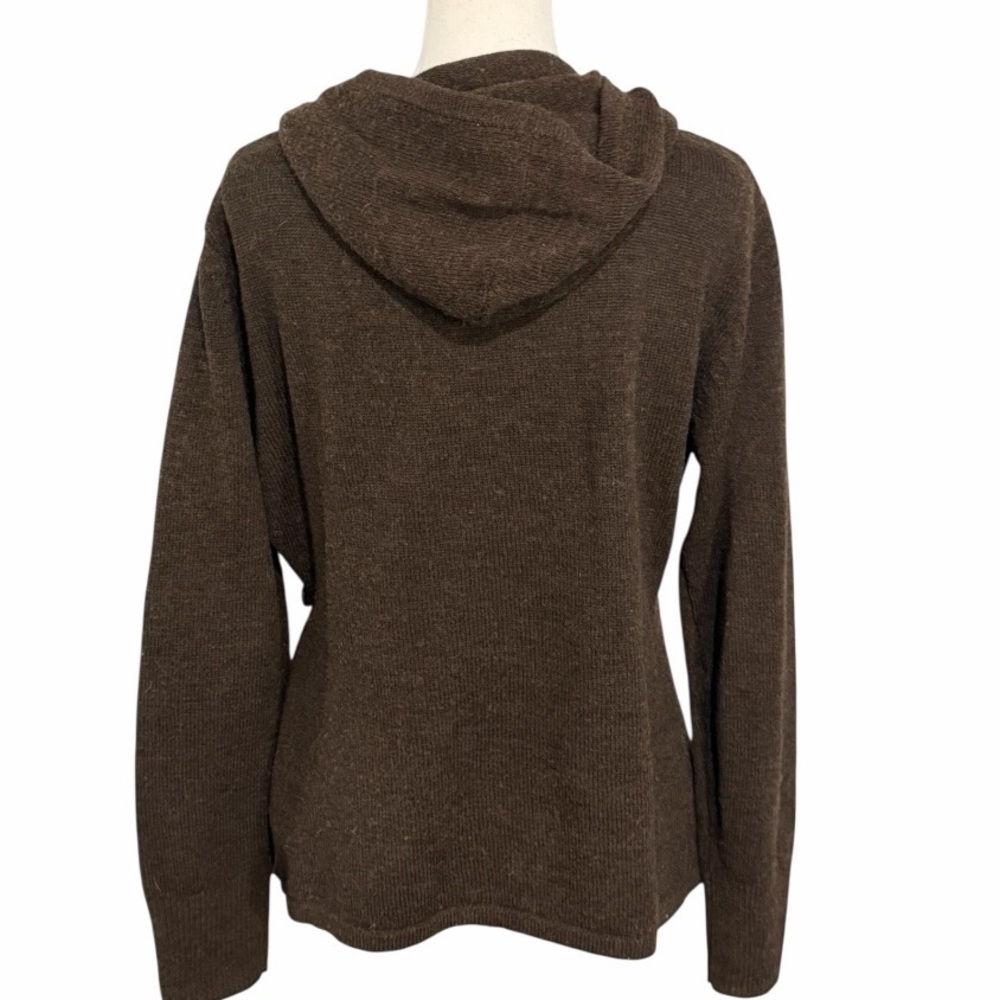 Betabrand Brown V-Neck Sweater - Picture 2 of 10